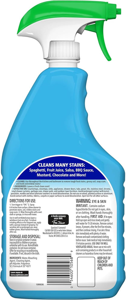 Fantastik All-Purpose Cleaner, With Bleach, 32 Fl Oz