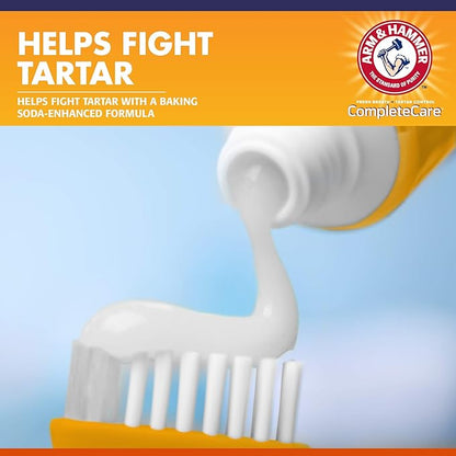 Arm & Hammer Complete Care Enzymatic Dog Toothpaste, 6.2 oz - Pet Toothpaste For Puppies and Adult Dogs, Dental Care and Clean Teeth, 6.2 Oz