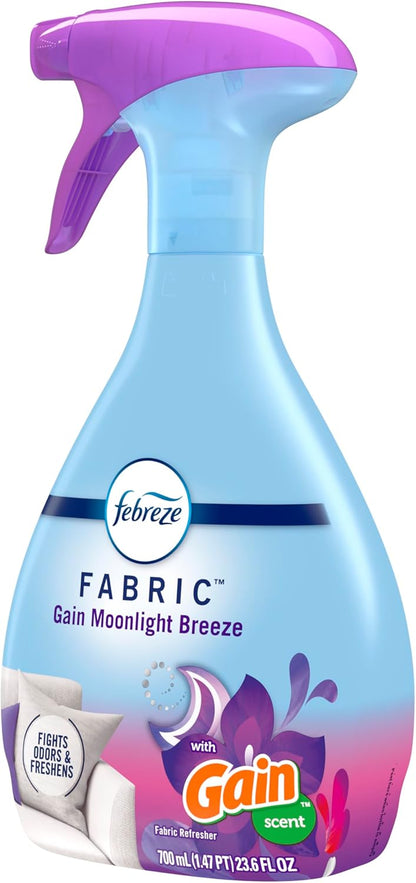 Odor-Fighting Fabric Refresher with Gain,Moonlight Breeze, 23.6 fl oz