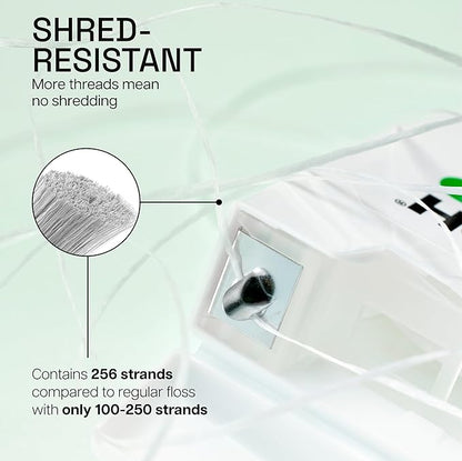 REACH Waxed Dental Floss, Mint, Plaque Remover for Teeth, Shred Resistant, Floss Slides Smoothly, Easy to Use, Waxed, Deep Cleaning Teeth, Oral Care, PFAS Free, for Adults & Kids, 1 Pack, 55 yd