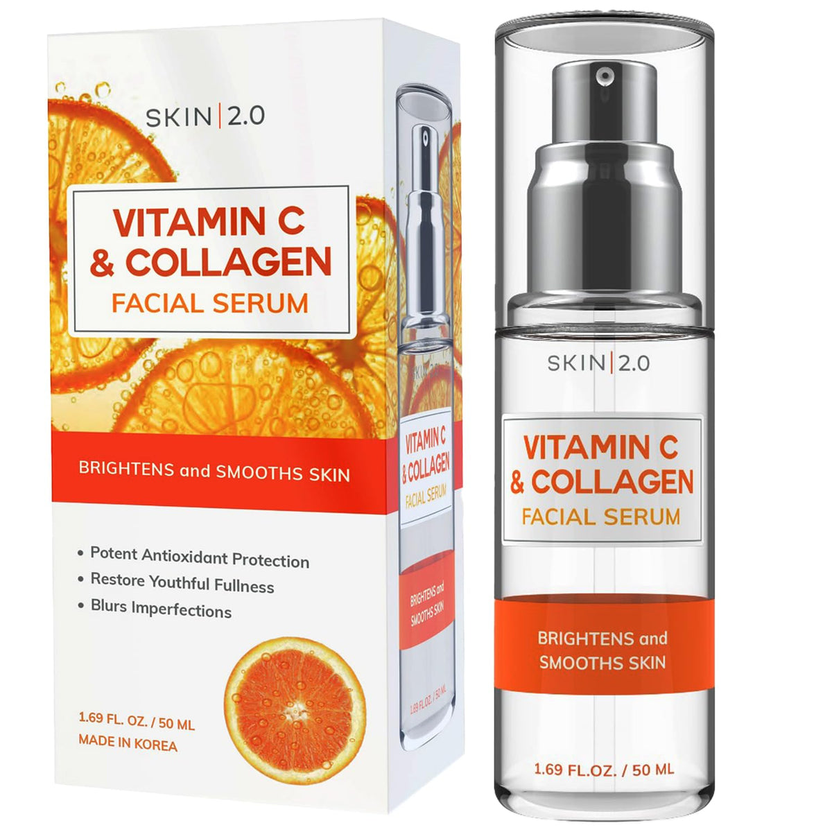 Vitamin C Serum - Dermatologist Tested, Anti-Aging & Dark Spot Remover 1.69 Fl. oz - Cart Shape