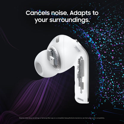 Samsung Galaxy Buds 4 Pro (2026) AI True Wireless Bluetooth Earbuds + $30 Gift Card, Hi-Res Audio, 2-Way Speaker, ANC 2.0, Optimized Comfort, IP57, Live Translation, Black [US Version, 2 Yr Warranty]