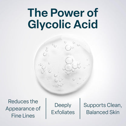 glycolic acid 20% resurfacing pads for face and body with vitamins b5 c e green tea calendula allantoin peel pads