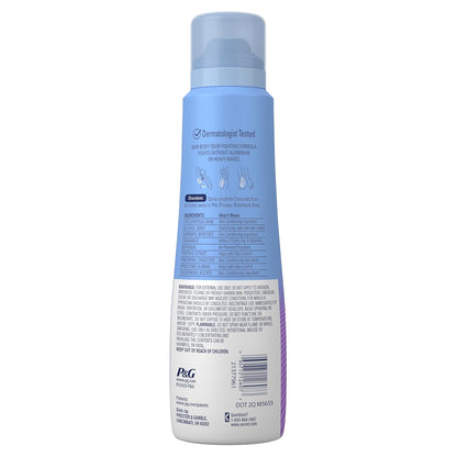 Secret Whole Body Deodorant Spray for Women, Lilac & Waterlily Scent, Aluminum Free Deodorant Spray, 72 HR Odor Protection, 3.5 oz