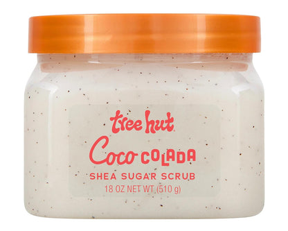 Tree Hut Coco Colada Shea Sugar Scrub, 18 oz, Ultra Hydrating and Exfoliating Scrub for Nourishing Essential Body Care