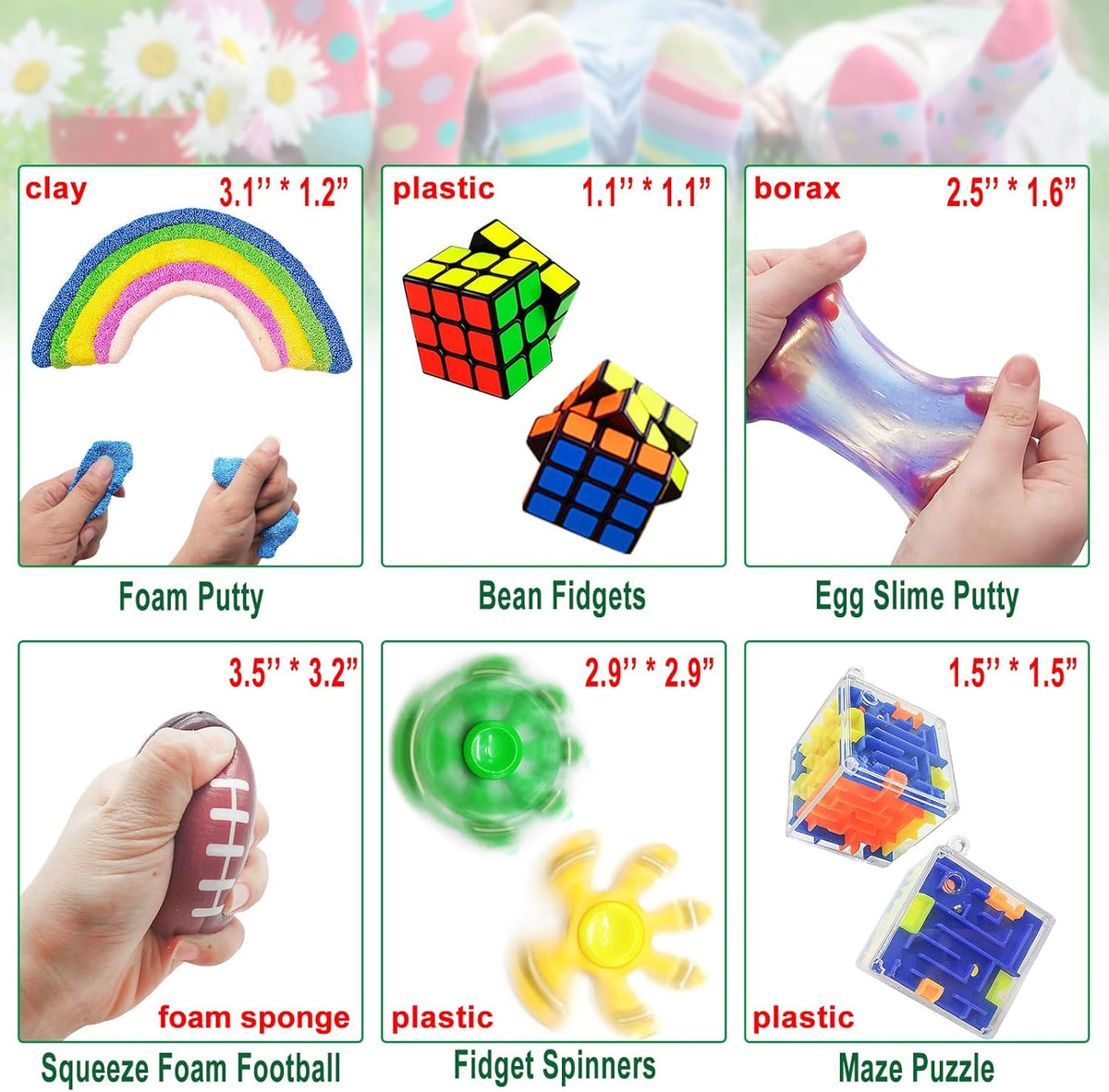 Scientoy Fidget Toy Set, 35 Pcs Sensory Toy for ADD, OCD, Autistic Children, Adults, Anxiety Autism to Stress Relief and Anti Anxiety with Motion Timer, Perfect for Classroom Reward with Gift Box