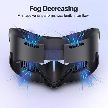 VZNEK Face Cover Pad for Oculus Quest 3, Sweat-Proof PU Foam Cushion for Meta Quest 3, Compatible with Oculus Quest 3 Original Spacer (for Quest 3)