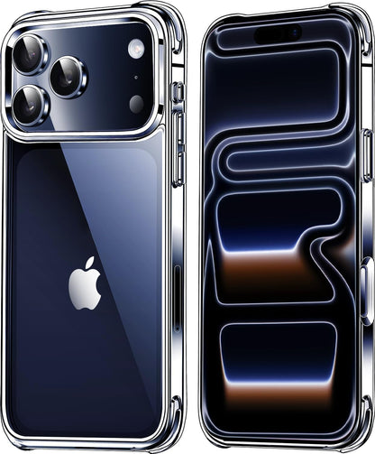 Mkeke for iPhone 17 Pro Max Case Clear, [Not Yellowing] [Military-Grade Drop Protection] Protective Clear for Apple 17 Pro Max Case with Shockproof Bumper 2025