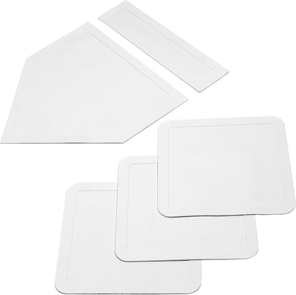 GoSports Baseball & Softball 5 Piece Base Set - Rubber Field Bases for Kids & Adults