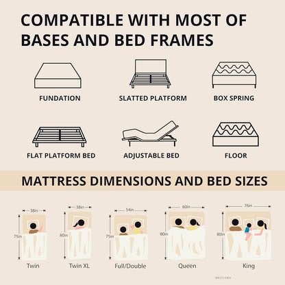 EGOHOME 12 Inch King Memory Foam Mattress for Back Pain, Cooling Copper Gel Bed in a Box, Foam Made in USA, CertiPUR-US Certified, Therapeutic Medium Firm, 76x80x12 Black