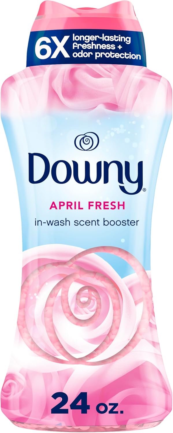 Downy In-Wash Laundry Scent Booster Beads, Downy Scent Booster Beads, Laundry Scent Boosters, Odor Eliminator, 24oz