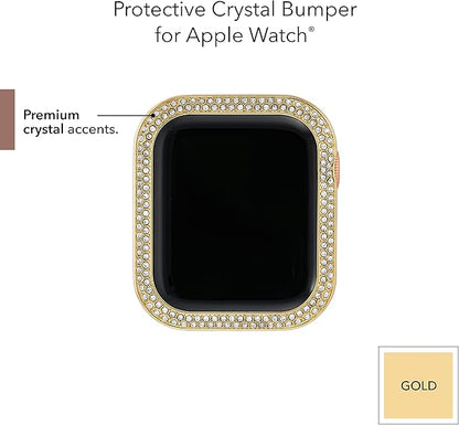 Anne Klein Premium Crystal Bumper, Compatible with Apple Watch, Seamless Fit, Easy Installation, Bumper for Apple Watch