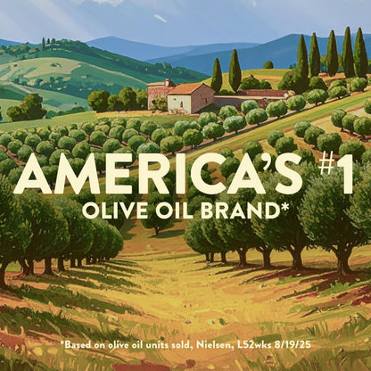 pompeian smooth extra virgin olive oil, contains polyphenols, 101 fl oz, first cold pressed