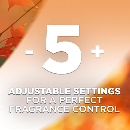 Air Wick Plug in Scented Oil Refill, Apple Cinnamon Medley, 5ct, Air Freshener, Essential Oils