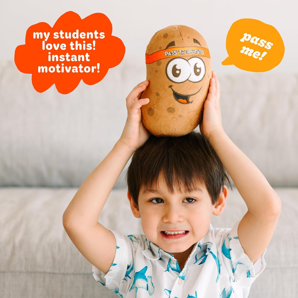 Move2Play, Pass The Potato, Hilariously Wild and Fun Active Play Game | Gift for Kids & Toddlers | Boys & Girls Ages 3, 4-8+ | Indoor/Outdoor Toy| Summer & Camping Fun