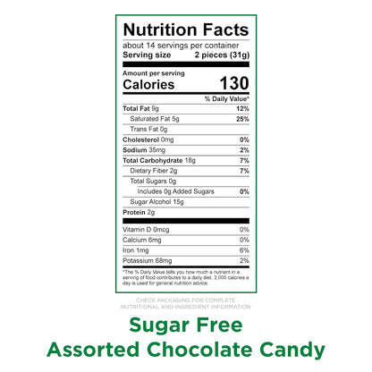 RUSSELL STOVER Sugar Free Assorted Chocolate Candy, 15.7 oz. bag