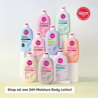 eos 24H Moisture Travel Body Lotion- Vanilla Cashmere, Travel Size Essential, Toiletries, Mini Body Lotion For Dry Skin, 2.5 fl oz