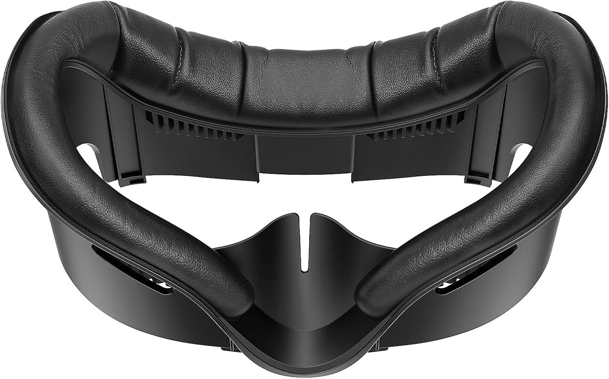VZNEK Face Cover Pad for Oculus Quest 3, Sweat-Proof PU Foam Cushion for Meta Quest 3, Compatible with Oculus Quest 3 Original Spacer (for Quest 3)