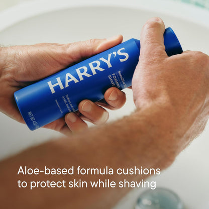 Harry's Foaming Shave Gel for Men with Aloe - (3 Pack) 6.7oz - Soothes and Cushions Skin for Shaving - Safe For Sensitive Skin