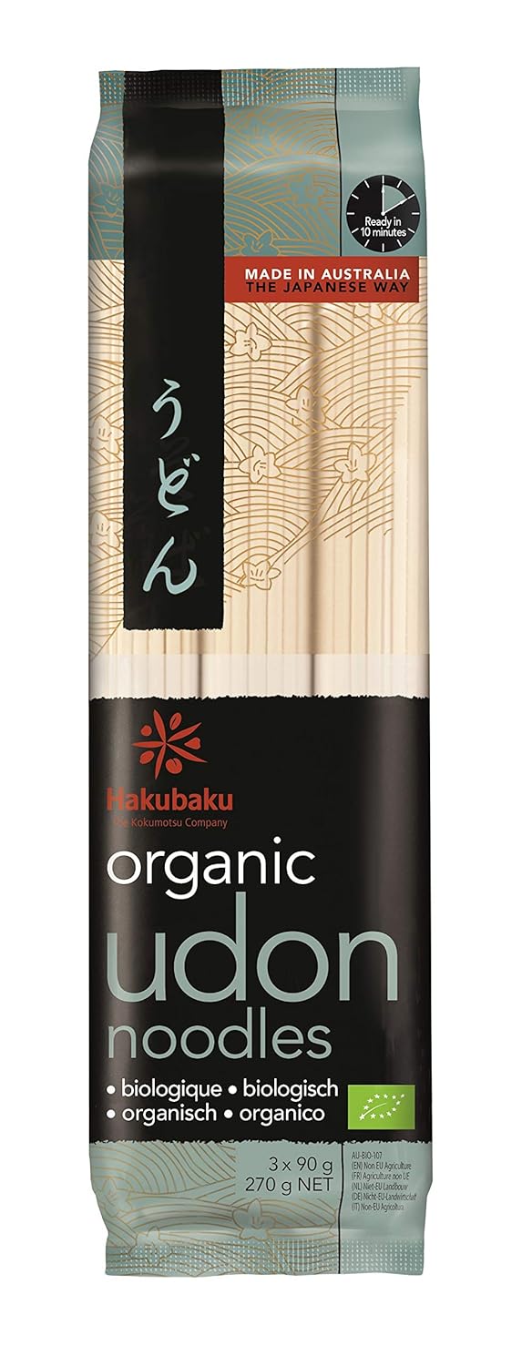 Hakubaku Organic Udon Wheat Noodle (1 x 9.5 OZ)