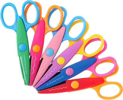 Mr. Pen Craft Scissors - Decorative Edge, 6 Pack, Zig Zag, Scrapbooking, Fancy, Pattern, Design