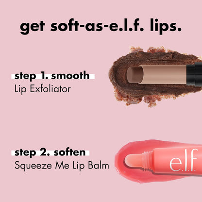e.l.f. Squeeze Me Lip Balm, Moisturizing Lip Balm for A Sheer Tint of Color, Infused with Hyaluronic Acid, Vegan & Cruelty-Free