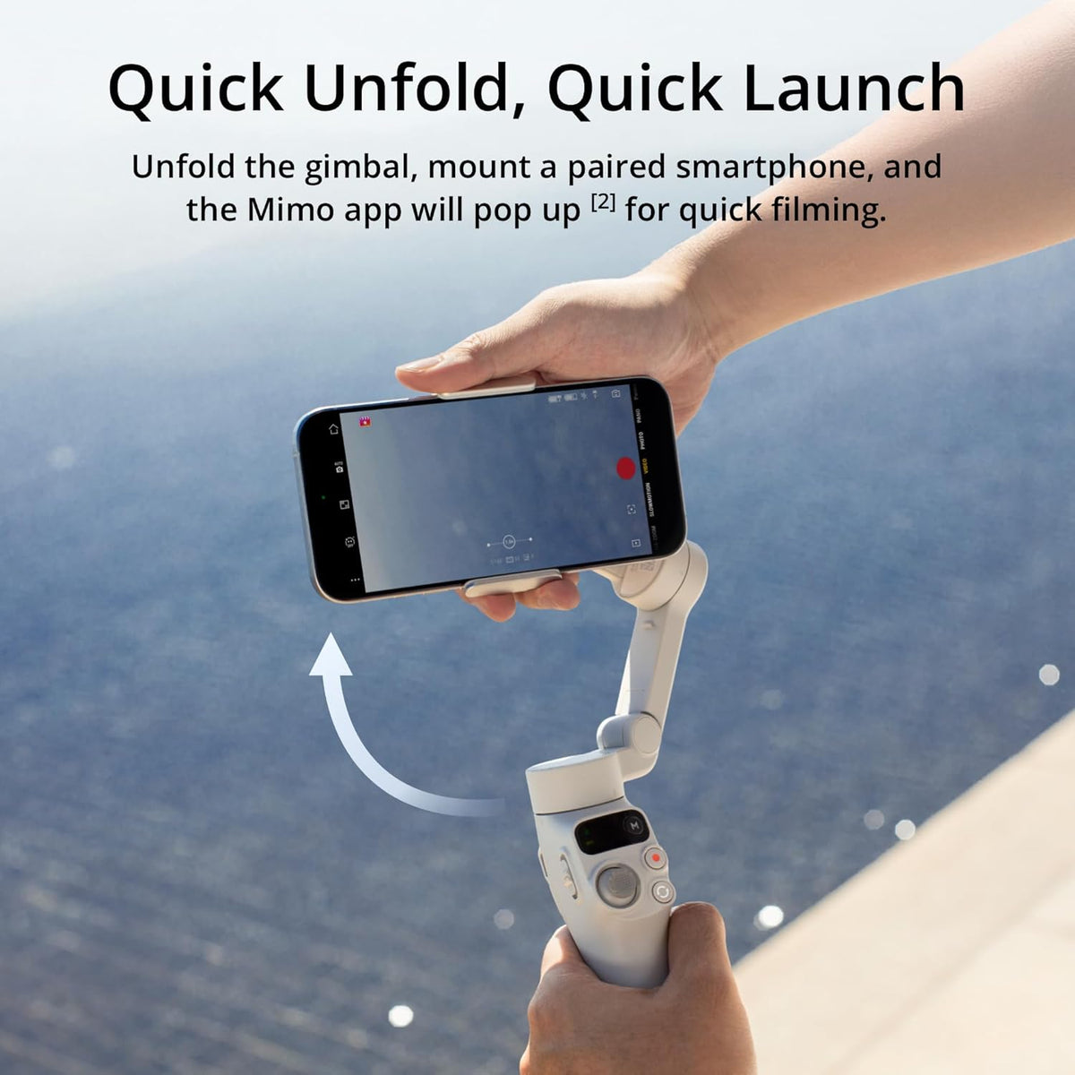 DJI Osmo Mobile 7 Gimbal Stabilizer for iPhone, Android, Built-in Tripod, Portable Stabilizer for iPhone, Selfie Stick, 3-Axis Phone Gimbal, ActiveTrack 7.0, One-Tap Edit, 10hrs Use, Phone Charging