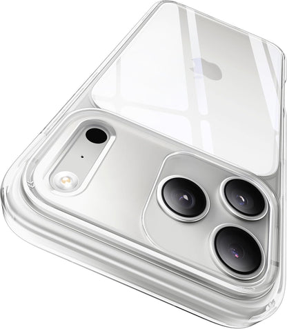CASEKOO for iPhone 17 Pro Max Case Smooth Crystal Clear, Patented Anti-Yellow & Virgin TPU, 15FT Military-Grade Protection, Slim Transparent Women Men Funda para for iPhone 17 Pro Max Case 6.9", Clear