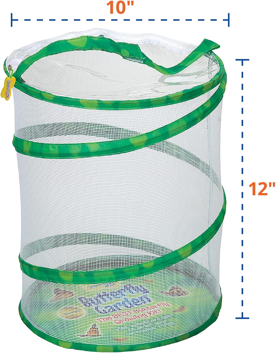 Insect Lore Butterfly Garden Kit, Painted Lady Butterfly Kit with Voucher for Live Caterpillars, Butterfly Habitat, STEM Journal & More Visit the Insect Lore Store - Cart Shape