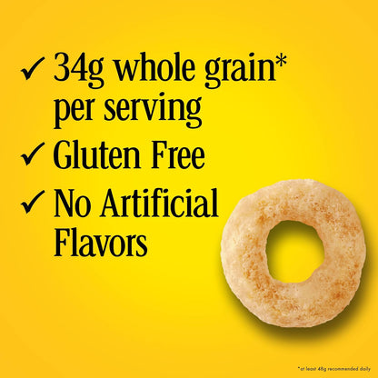 Cheerios Limited Edition Heart Shapes, Affirmations Box, Gluten Free, Giant Size, 20 oz Cereal