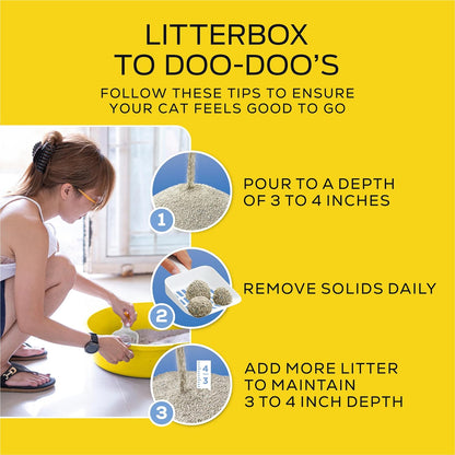 Purina Tidy Cats LightWeight Free and Clean Unscented, Multi-Cat, Clumping, 99.9 Percent Dust Free Cat Litter - 17 lb. Box