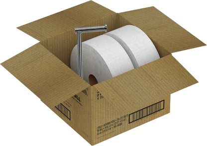 Charmin Toilet Paper Ultra Soft, Forever Roll Starter Kit, 1 Holder, 2 Rolls, 2-ply Bath Tissue