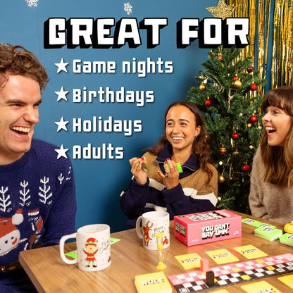 You Can't Say UMM: A Party Game for Family and Adults, Fast-Paced Family Word Game, Must Have for Game Night, Bonus Content Included