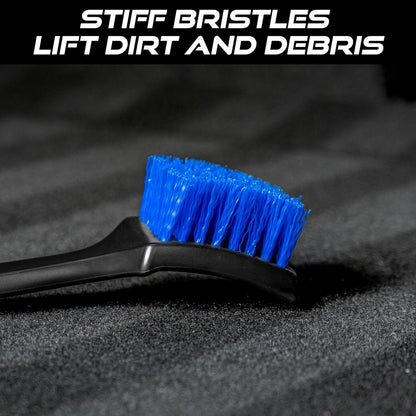 Viking carpet cleaning and scrub brush for floor mats car interior home cleaning black and blue 8.3 x 2.5 inch