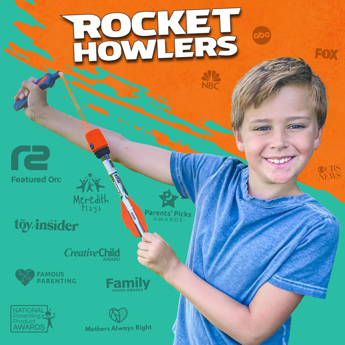 Toy Rocket Launcher for Kids: Outdoor Toys Slingshot Rocket Launchers - Best Gifts for Boys & Girls All Ages - Fun Stocking Stuffers for Kids & Teen Boy Gifts for 8 9 10 11 12+ Year Old Boys Gift Idea
