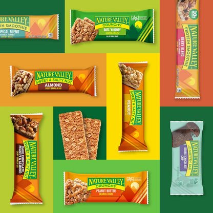 Nature Valley Whole Grain Crispy Creamy Wafer Bars, Strawberry, 5 Bars, 6.5 oz, Non-GMO