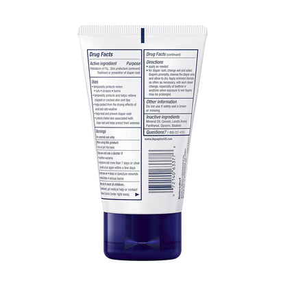 Aquaphor Baby Healing Ointment, Advanced Therapy for Chapped Cheeks and Diaper Rash, 3 oz. Tube (Pack of 3)