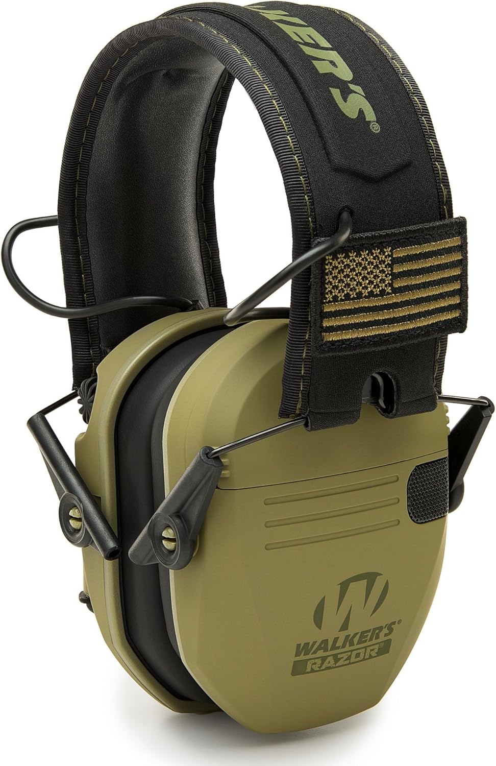 Walker's Razor Slim Ultra Low Profile Compact Design Adjustable Range Shooting Hunting Hearing Protection Electronic Earmuffs