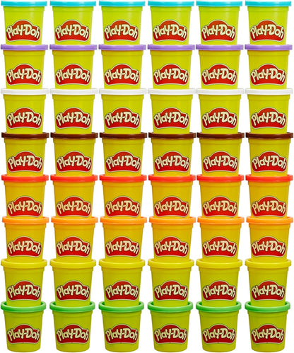 Play-Doh Bulk Pack of 48 Cans, 6 Sets of 8 Modeling Compound Colors, 3oz, Back to School Gifts & Prizes for Students & Classroom, Preschool Toys for Kids, Ages 2+ (Amazon Exclusive)