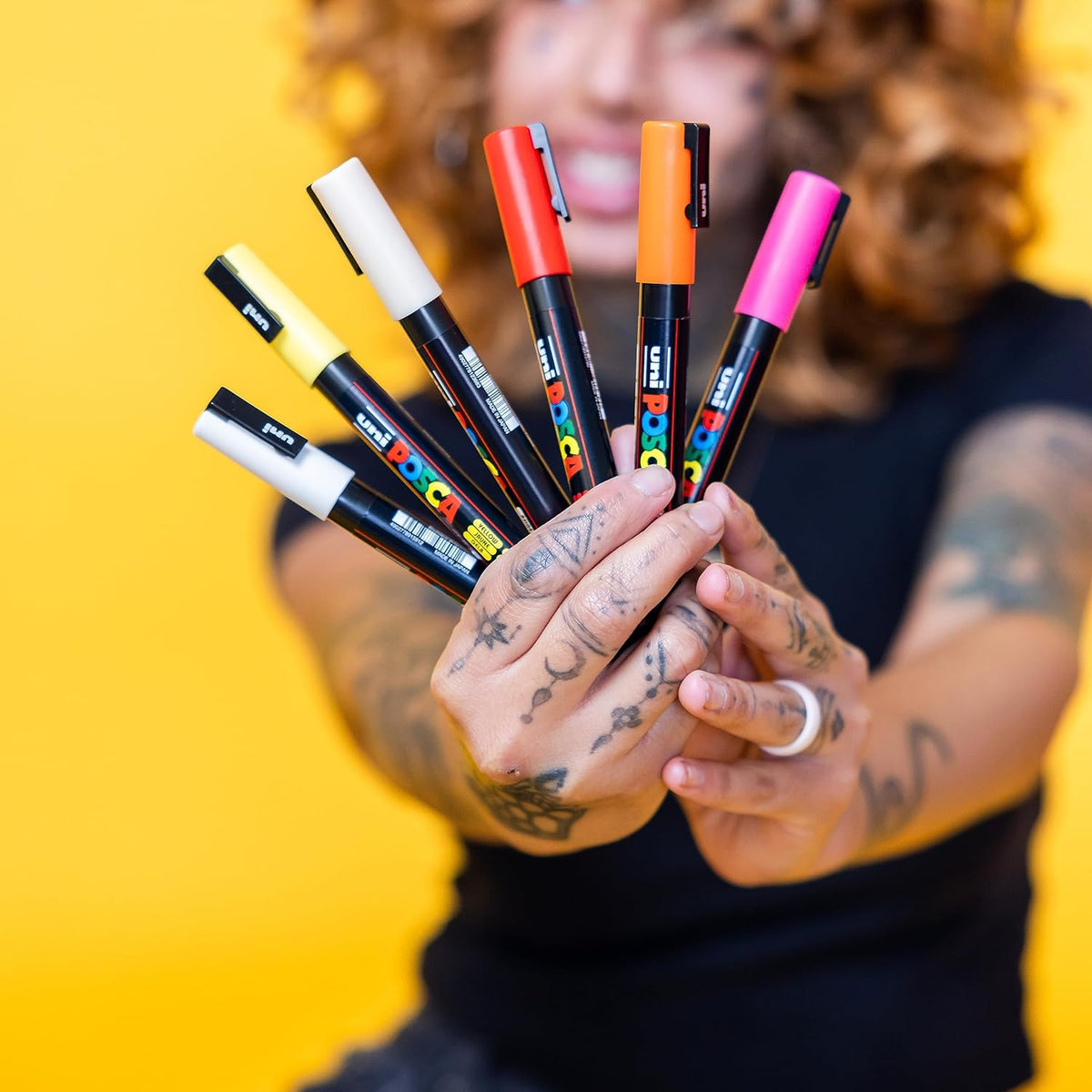 POSCA 8-Color Paint Marker Set, PC-5M Medium