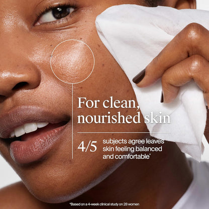 Neutrogena Makeup Remover Wipes Micellar Alcohol-Free Face Towelettes Remove Waterproof Mascara & Oil, Compostable 100% Plant-Based Cloth, Dermatologist & Ophthalmologist Tested, Twin Pack 2 x 25 ct