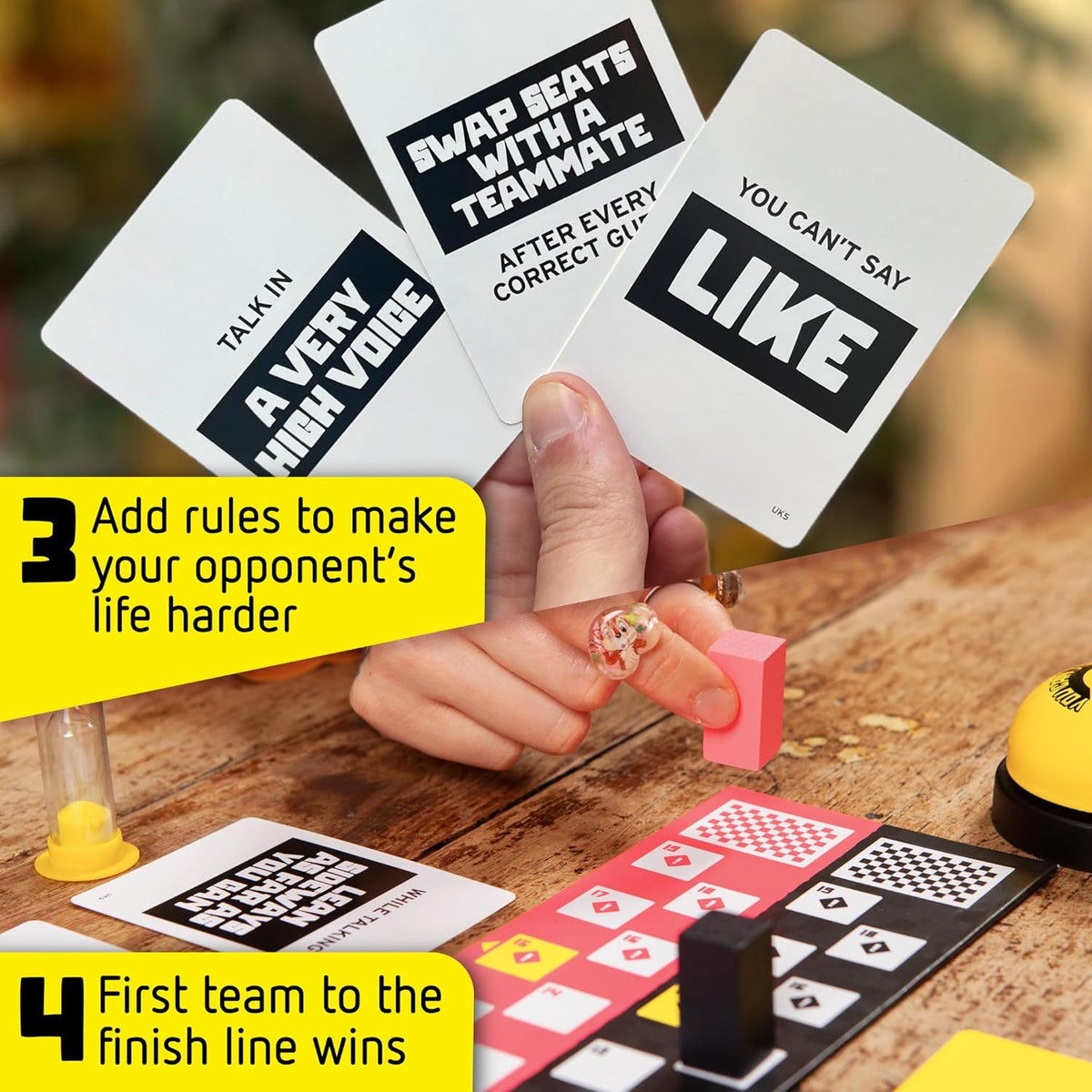 You Can't Say UMM: A Party Game for Family and Adults, Fast-Paced Family Word Game, Must Have for Game Night, Bonus Content Included