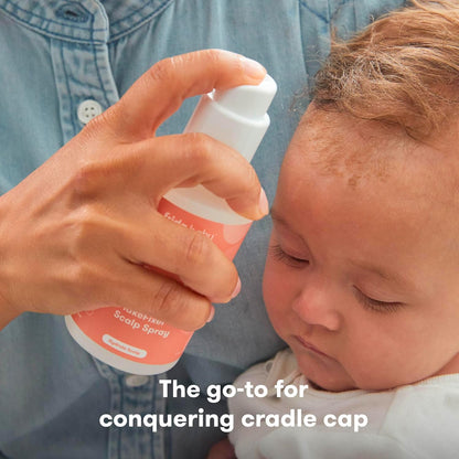 Frida Baby Cradle Cap Treatment, Cradle Cap Shampoo for Babies + Flake Fixer Scalp Spray, Cradle Cap Kit Soothes Baby's Scalp, Prevents Dryness and Flakes
