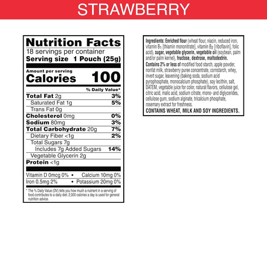 Special K Strawberry Pastry Crisps, 100 Calories, Value Size, 15.84oz Box (36 Crisps)