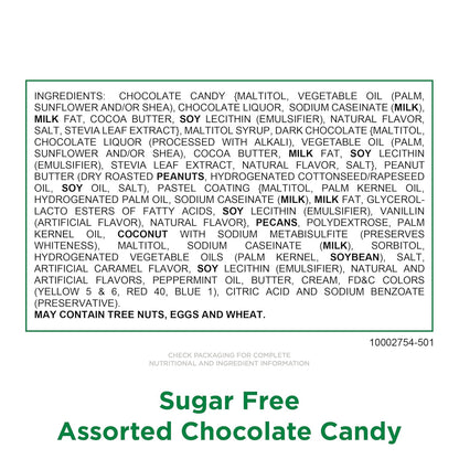 RUSSELL STOVER Sugar Free Assorted Chocolate Candy, 15.7 oz. bag