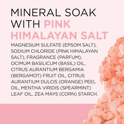Dr Teal's Epsom Salt Magnesium Soak, Restore & Replenish with Pink Himalayan Salt, 3 lbs