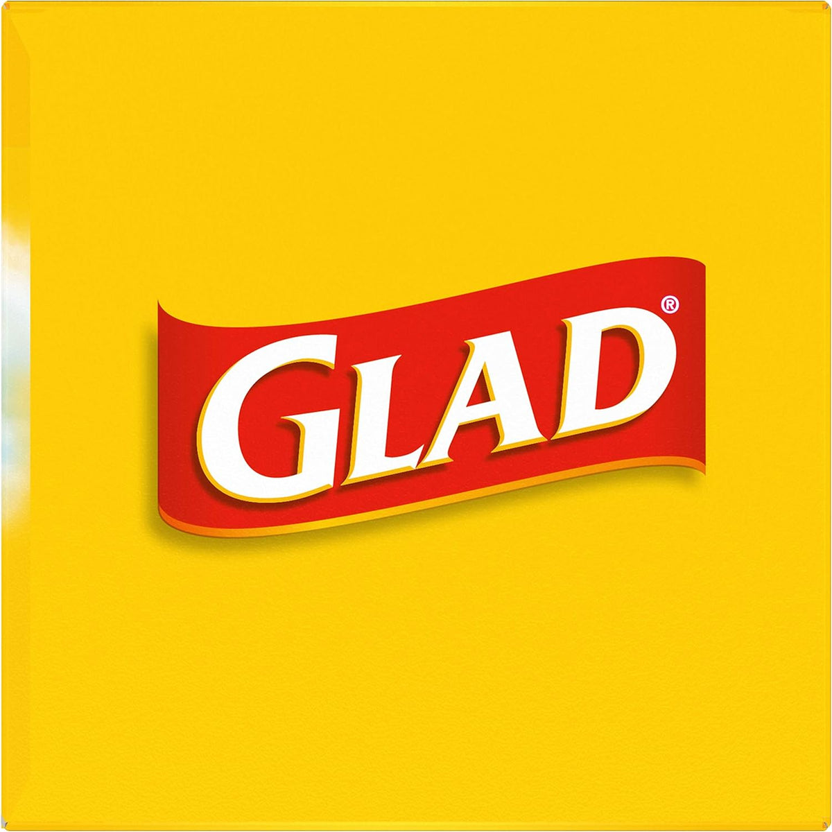 Glad Small Trash Bags 4 Gallon, Febreze Fresh Clean Garbage Bags, Odor Resistant with Quick Tie, 26 Count - Rayz Mart