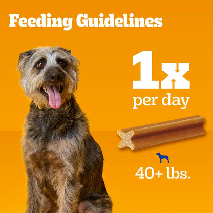PEDIGREE DENTASTIX Large Dog Dental Care Treats Original, Beef & Fresh Variety Pack, 2.73 lb.Pack (51 Treats)