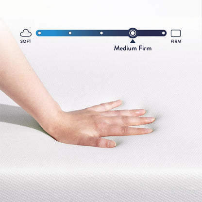 Best Price Mattress 6 Inch Memory Foam Mattress, Medium Firm, Cooling Gel Infused, Certified Safe Foams & Fabric, Mattress in a Box, Twin