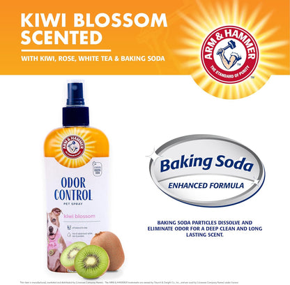 Arm & Hammer for Pets Super Deodorizing Dog Spray with Baking Soda for Odor Control, Freshens Coat Between Baths, pH Balanced Formula for Dogs, 8 Fl Oz